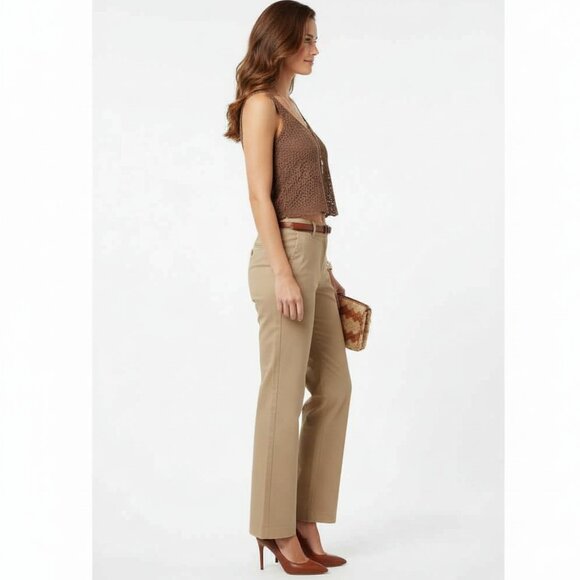 WESTBOUND Size 16L NWT Khaki Pants - Bi Stretch Fabric Career/Casual Wear - Picture 2 of 6